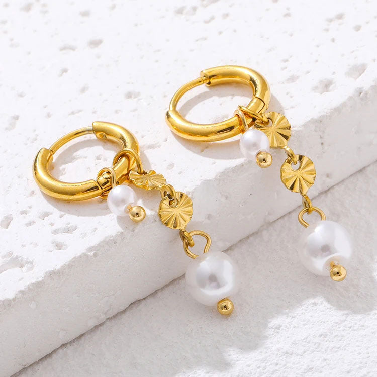 Lyannette | Sunburst Earrings 18K Gold