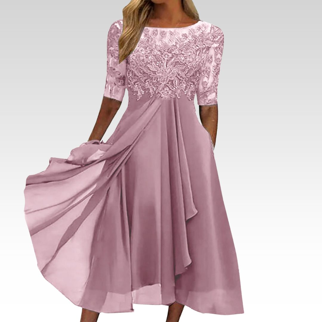 VIOLAINE™ – Lace Elegance Dress