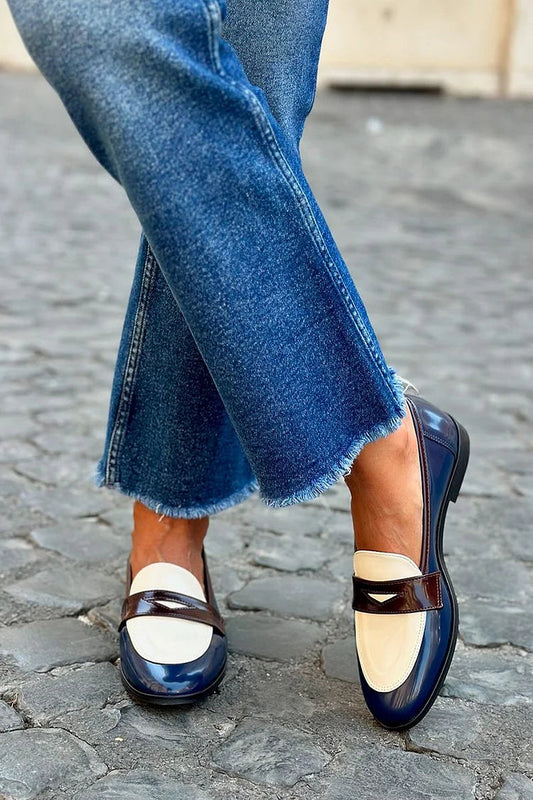 Carmen | Elegant Two-Tone Loafer