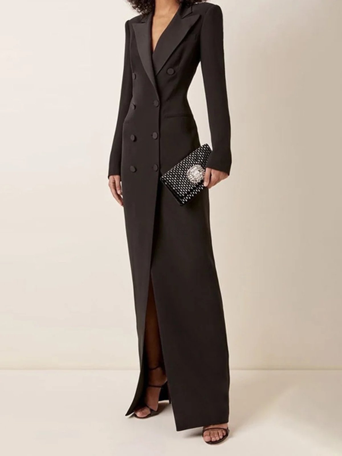 Nicole | Elegant Dresses with Blazer Collar