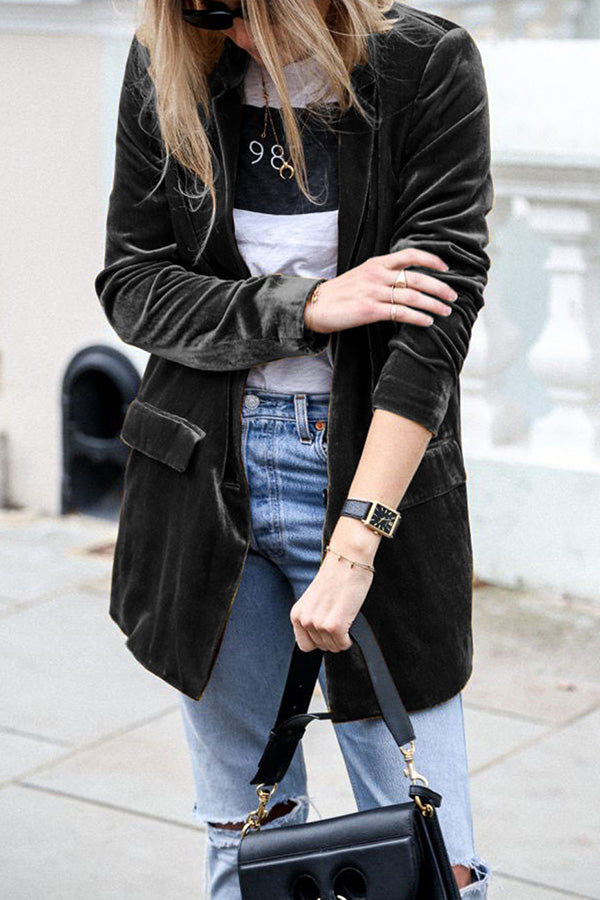Connie | Velvet Blazer for Women