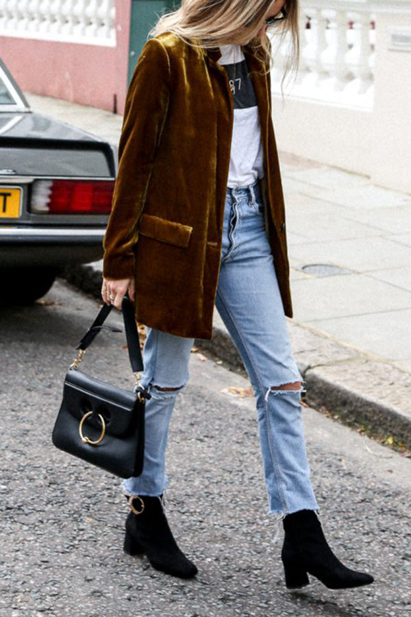 Connie | Velvet Blazer for Women