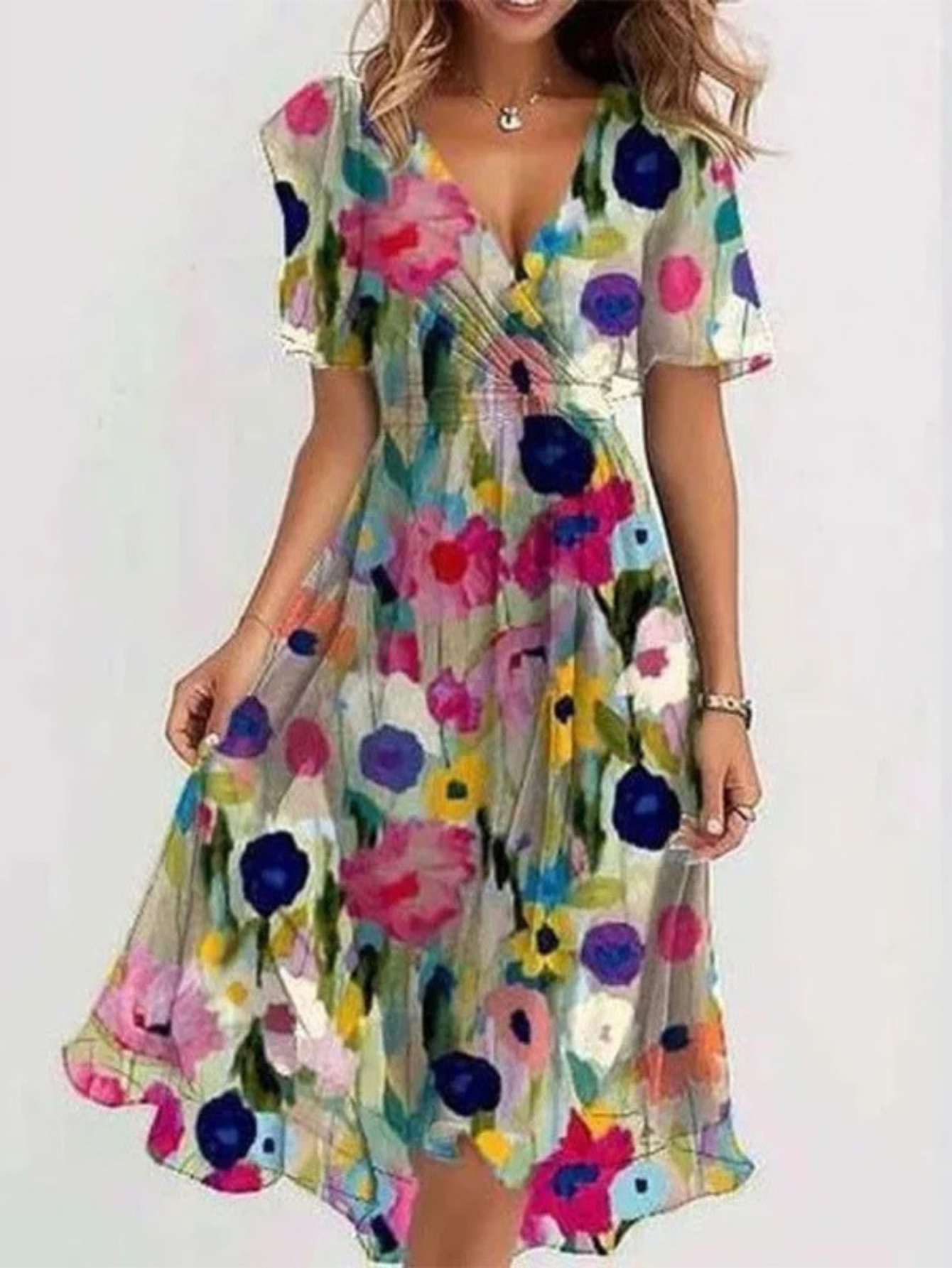 Melanie | Summer Dress With Belly Cover