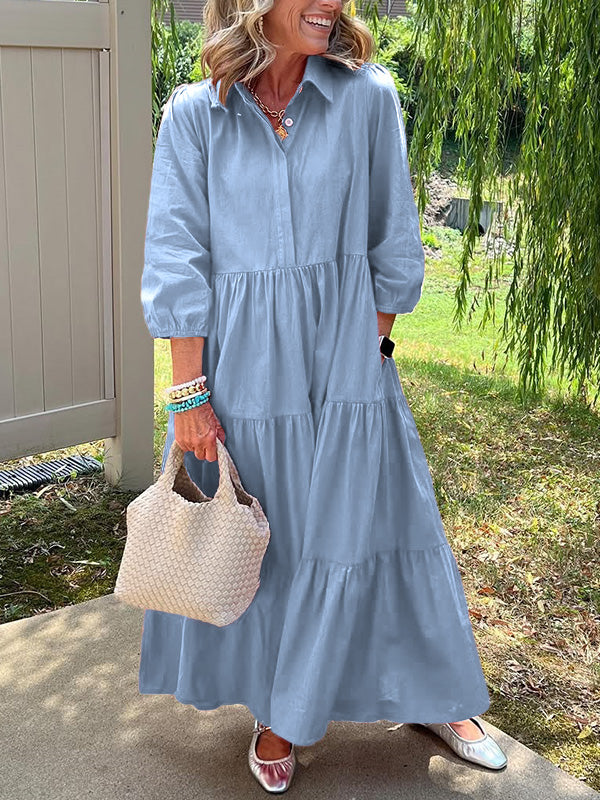 Emily™ | Relaxed Tiered Maxi Dress