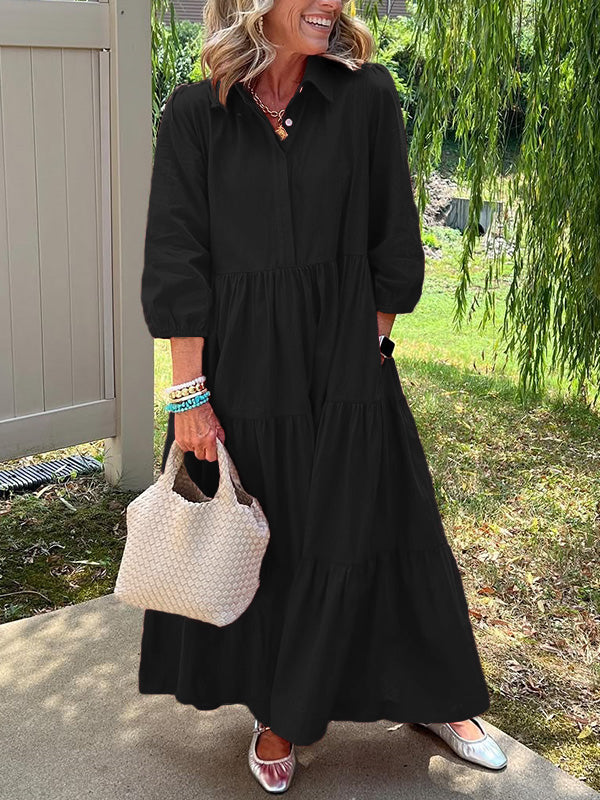 Emily™ | Relaxed Tiered Maxi Dress