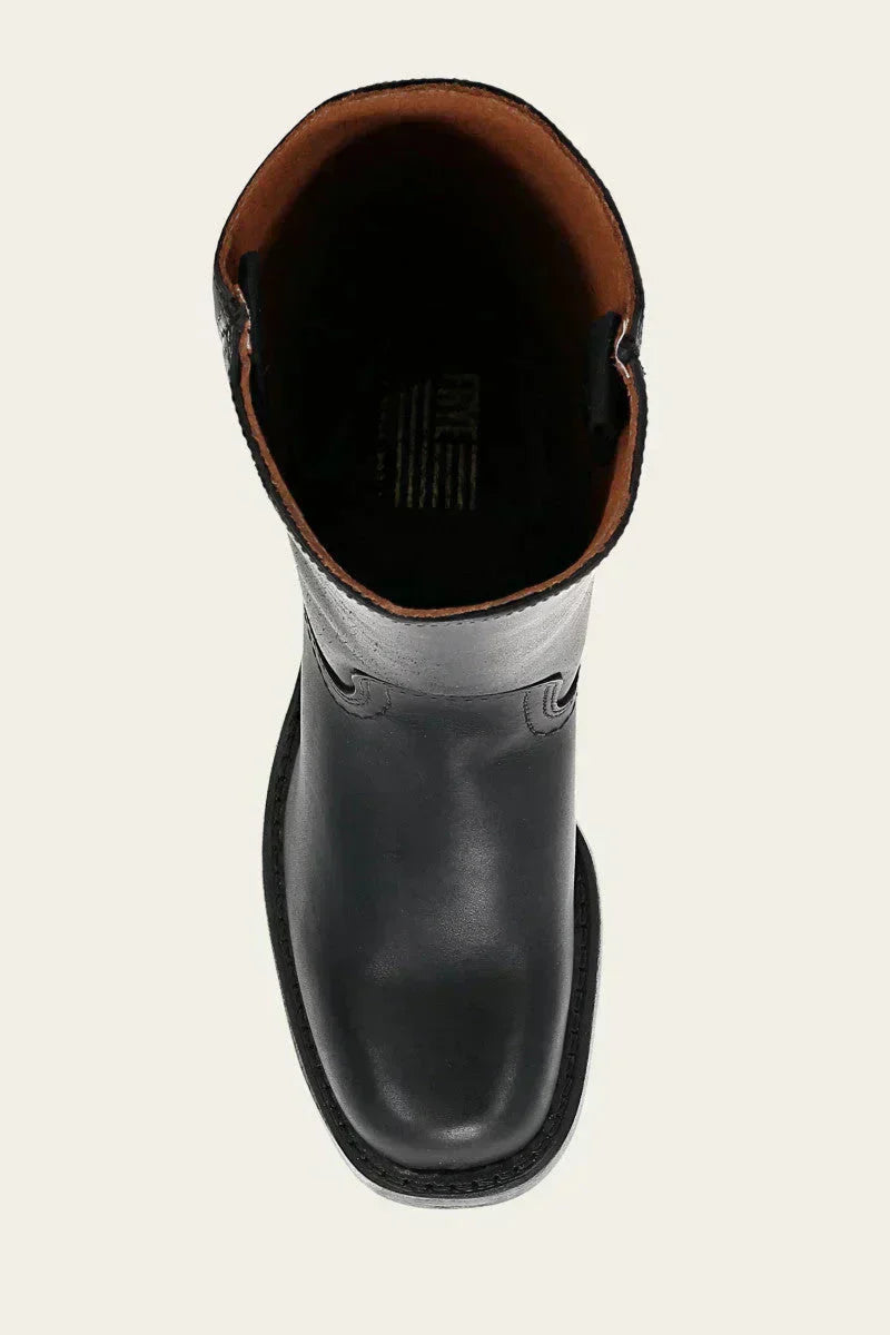 Knee-High Boots with Slim Fit and Structured Sole
