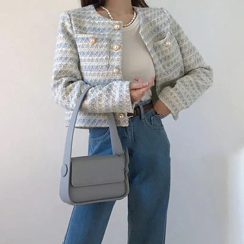 Victoria™ - Elegant Tweed Blazer