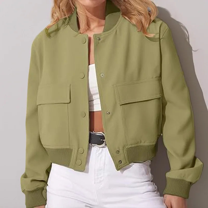 Mia™ - Vintage Bomber Jacket