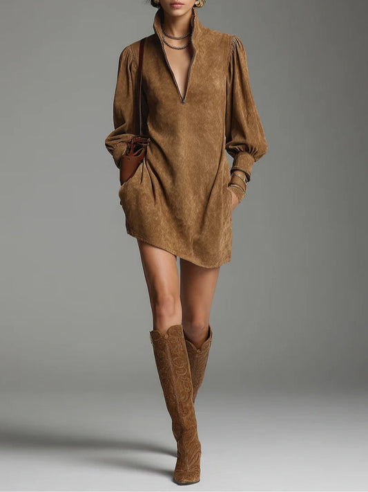 Florence | Turtleneck Mini Dress