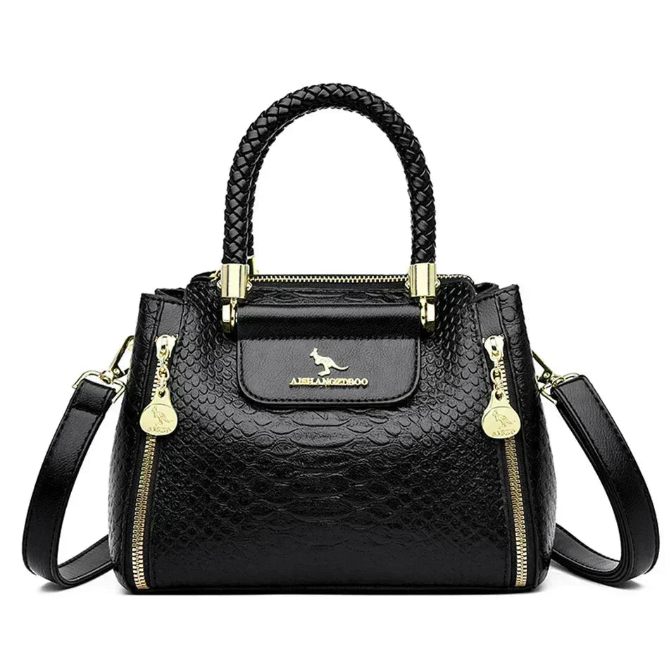 Sage | Designer Large Capacity Leather Bag