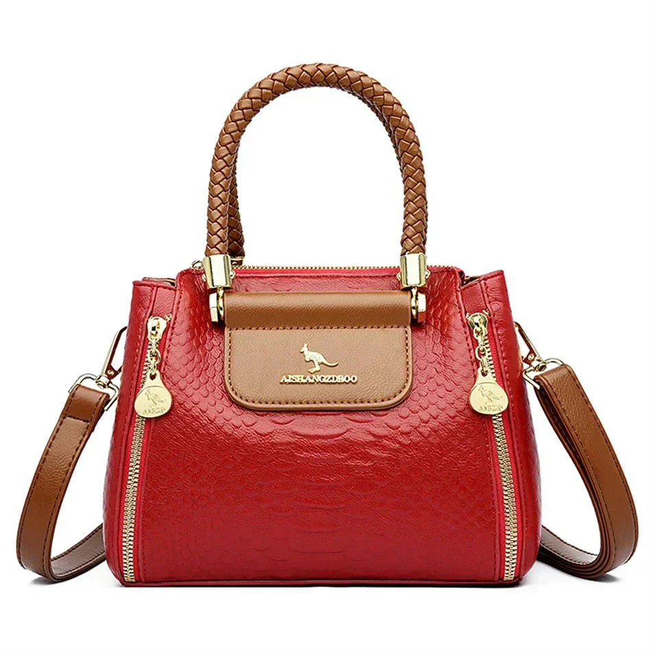 Sage | Designer Large Capacity Leather Bag