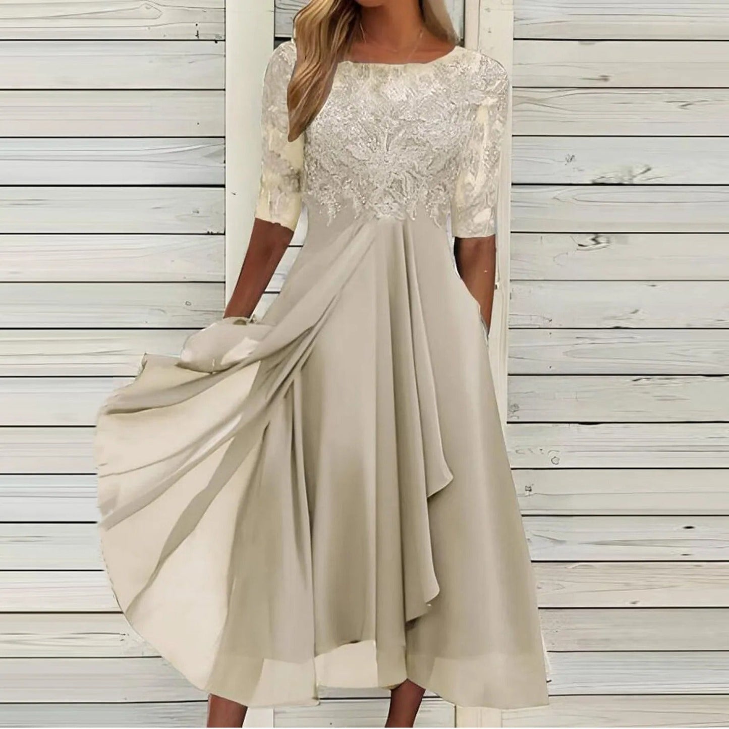 VIOLAINE™ – Lace Elegance Dress