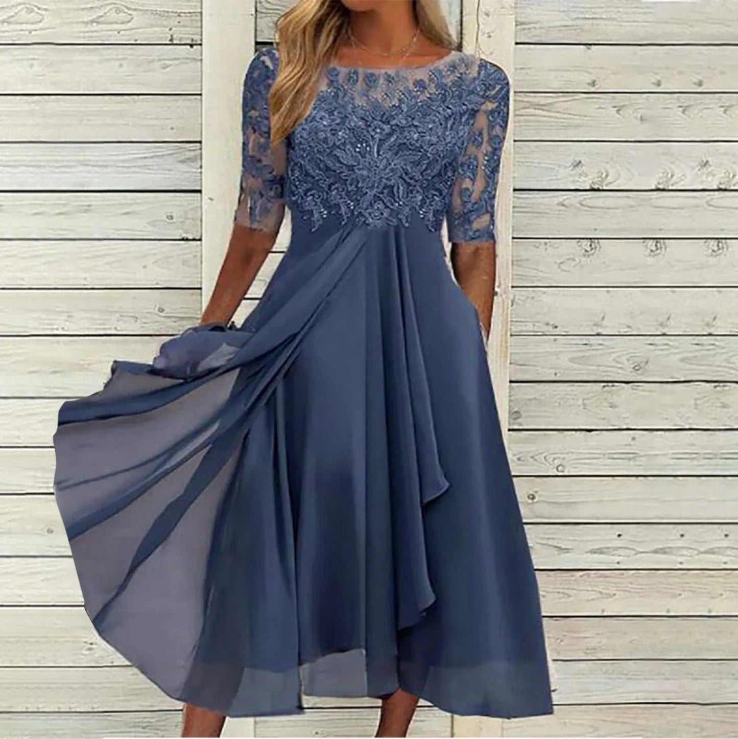 VIOLAINE™ – Lace Elegance Dress