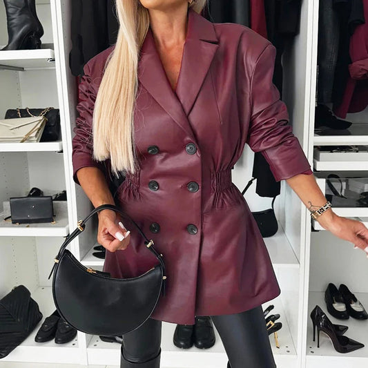 Lily™ - Chic Double-Breasted Blazer